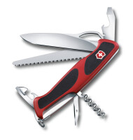 Нож перочинный Victorinox RangerGrip 79 130мм 12 функций красный/черный, 0.9563.MC