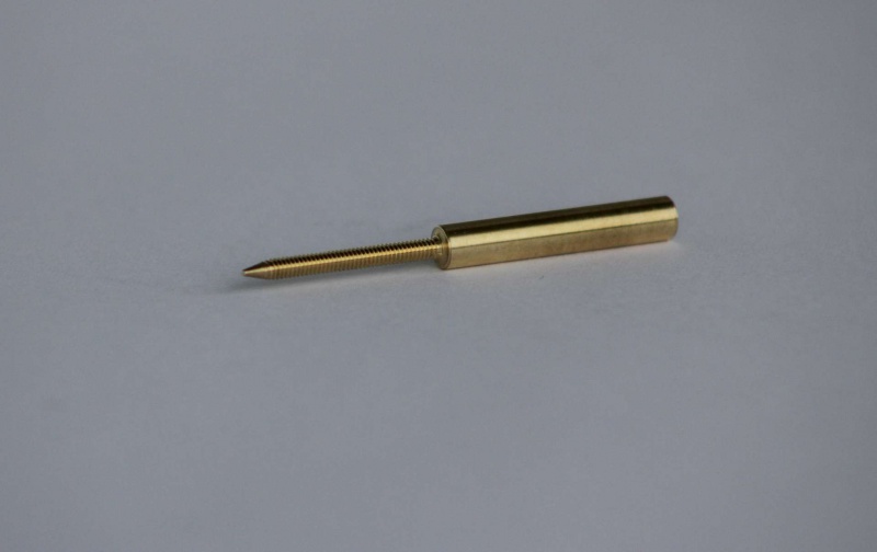 Адаптер-иголка A2S Gun № 4, для пневматики 4.5 мм, латунь, 5/40 м