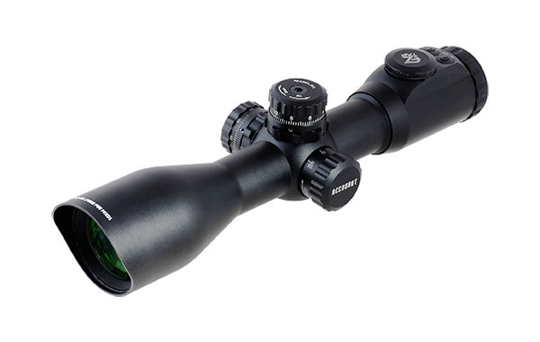 Прицел Leapers UTG 10x44 30mm Compact Scope, AO, 36-color Glass Mil-dot, QD Rings SCP3-UGM104AOIEW