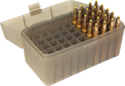Коробка для патронов MTM Case-Gard RL-50, серая