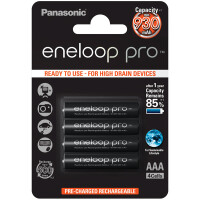 Аккумуляторы Panasonic eneloop pro AAA 930 мАч, 4шт