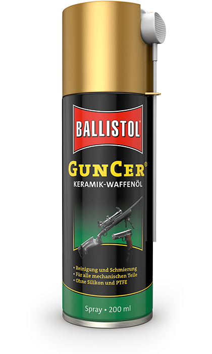 Масло оружейное керамическое Ballistol GunCer, спрей, 200мл