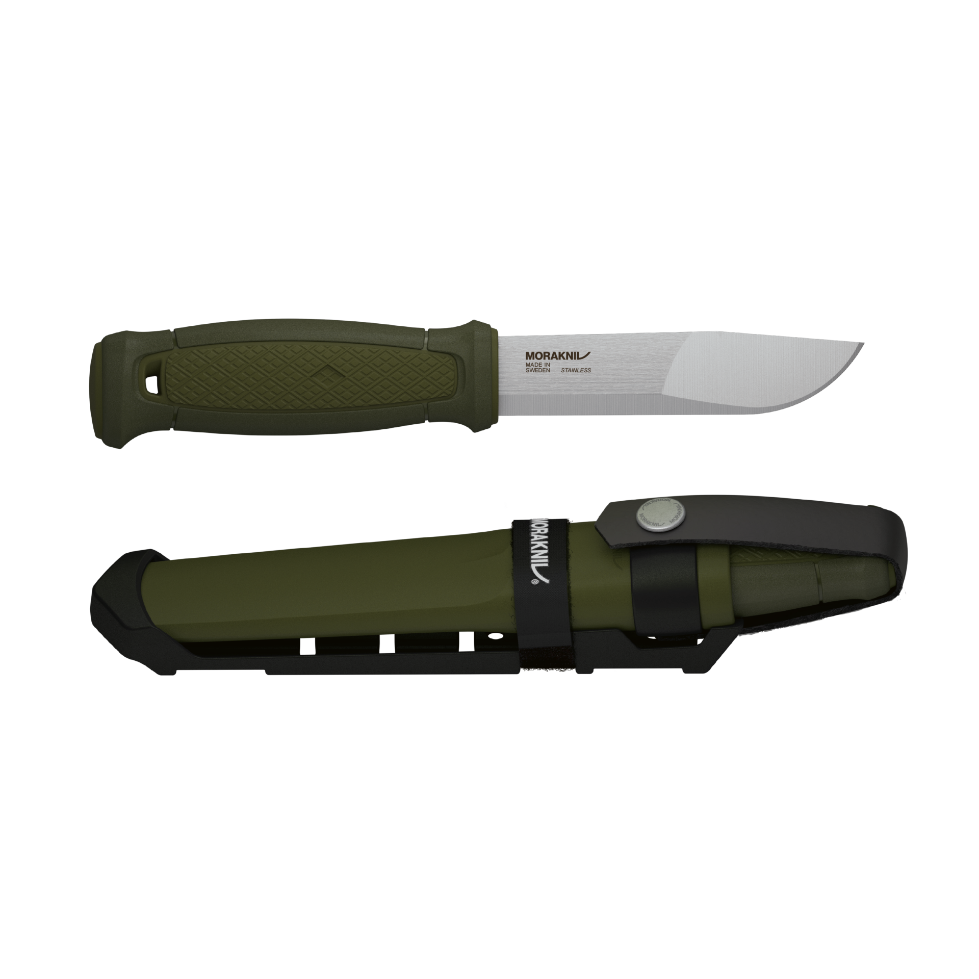 Нож Morakniv Kansbol с мультикреплением (S), зеленый