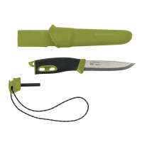 Нож Morakniv Companion Spark (S), зеленый
