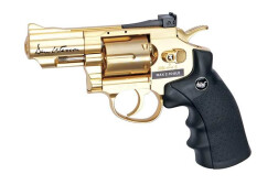 Револьвер пневматический ASG Dan Wesson 2,5 дюйма кал. 4,5 мм золотистый 17374