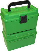 Коробка для патронов MTM Deluxe H50-RM, зеленая
