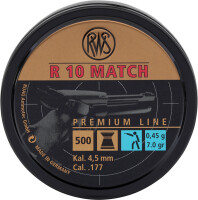 Пули RWS R 10 Match 0.45 г, 4.50 мм, 500 шт