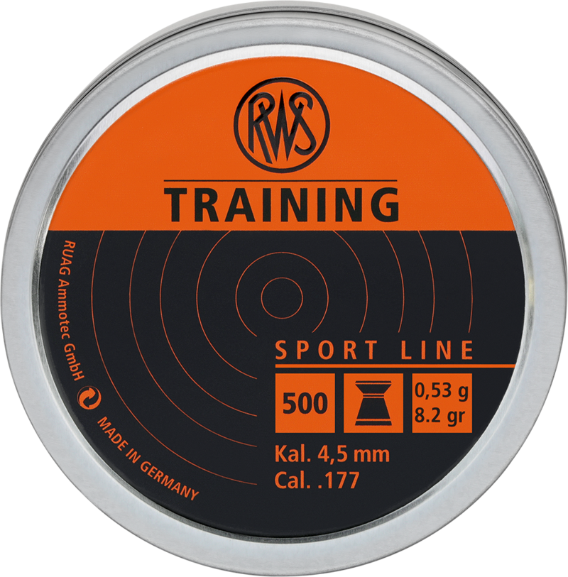 Пули RWS Training 0.53 г, 4.5 мм, 500 шт