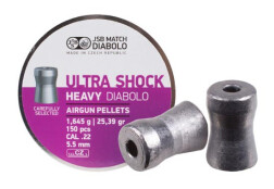 Пули JSB Ultra Shock Heavy .22, 1.645 г, 5.500 мм, 150 шт