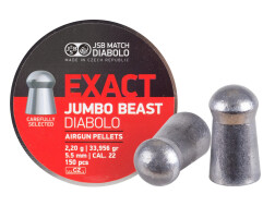 Пули JSB Exact Jumbo Beast .22, 2.200 г, 5.520 мм, 150 шт