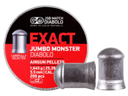 Пули JSB Exact Jumbo Monster .22, 1.645 г, 5.520 мм, 200 шт