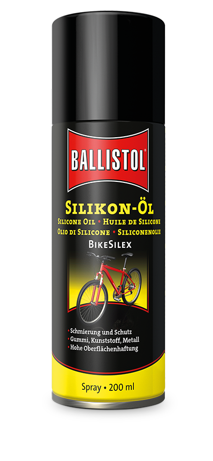 Силиконовый спрей для велосипедов Ballistol BikeSilex, 200мл
