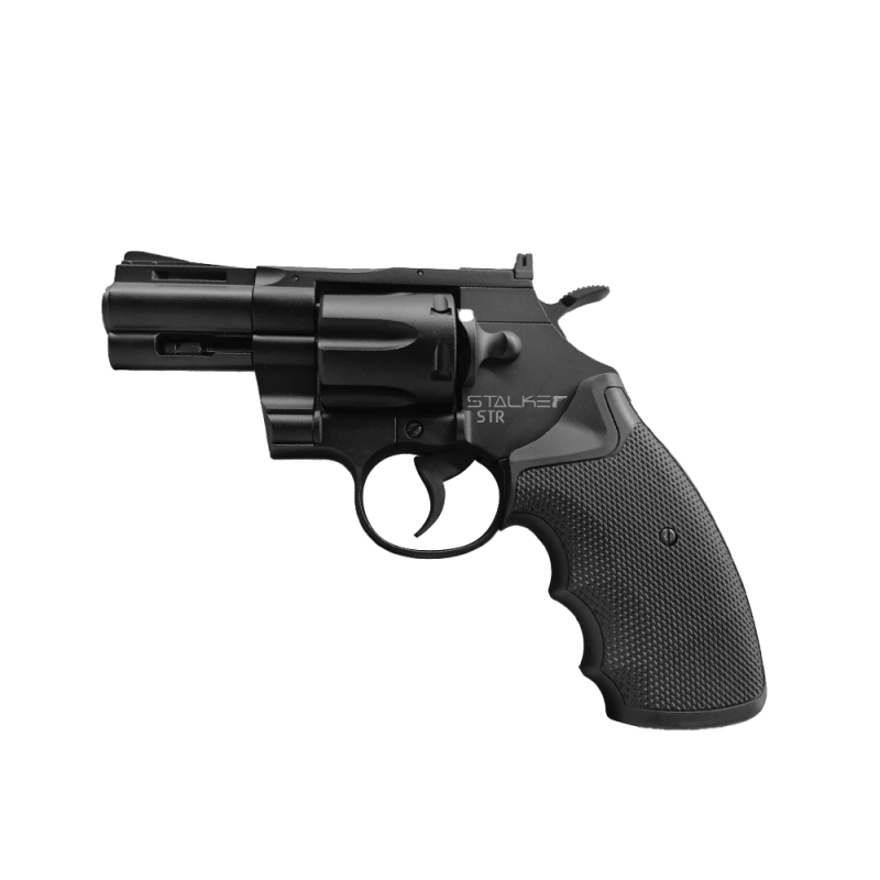 Револьвер пневматический Stalker STR (Colt Python 2.5), 4.5мм, металл, черный