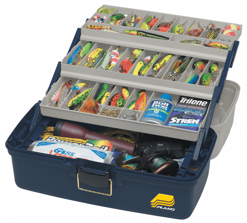 Ящик Plano для приманок и аксессуаров с 3-уровневой системой хранения