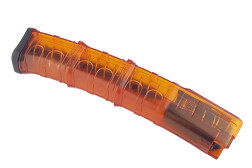 Магазин Pufgun Mag SG919 30-30/TrOr, для Сайга-9, 9x19, 30 патронов, прозрачно-оранжевый
