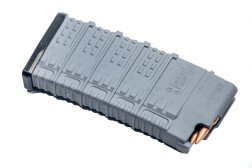 Магазин Pufgun Mag SG308 25-25/Gr, для Сайга-308, 7.62x51, 25 патронов, серый